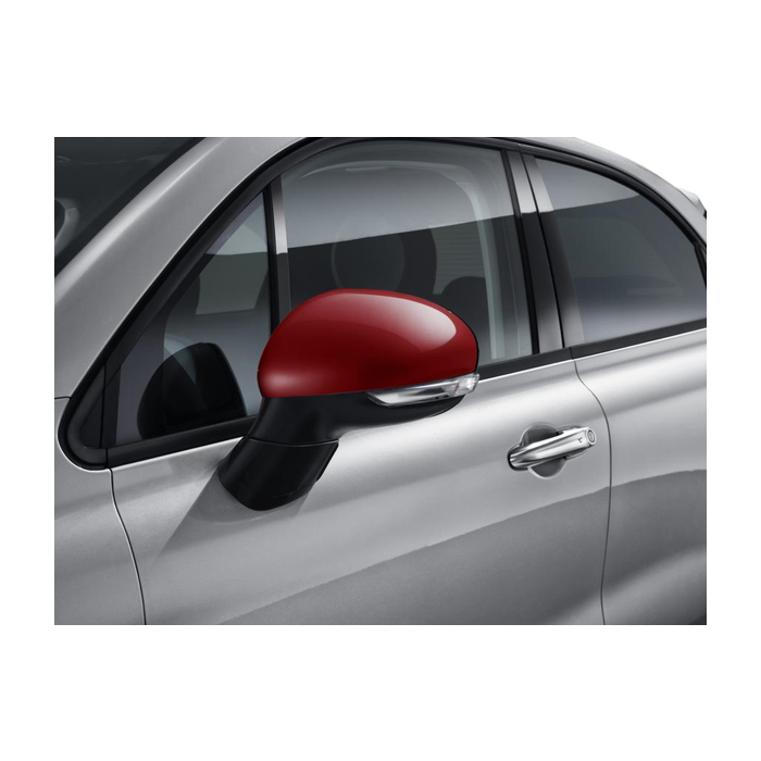 Fiat 500X spiegelkappen rood
