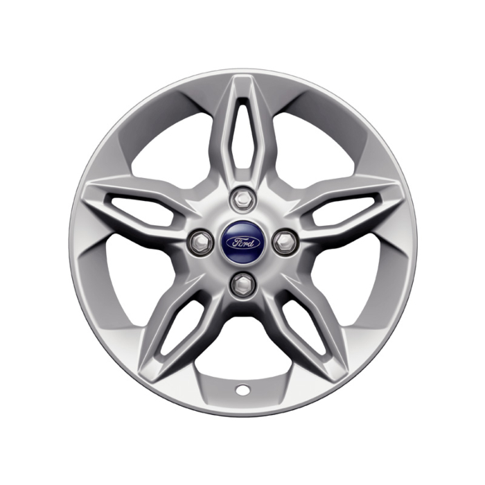 Ford B-MAX (2012 - 2018) lichtmetalen velg 16" 5 x 2-spaaks design, zilver
