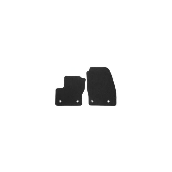 Ford C-MAX (04/2015 - 09/2018) vloermatten Premium velours achter, zwart