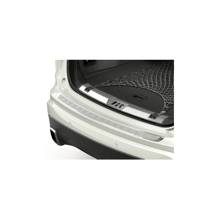 Ford Edge (01/2016 - ..) bumperbeschermer plaat, voorgevormd, gepolijst en geborsteld roestvrij staal