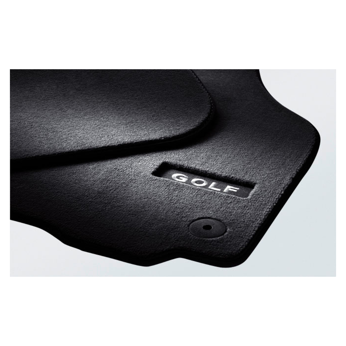 Volkswagen Golf 5 and 6 floor mats velor, front and rear, black