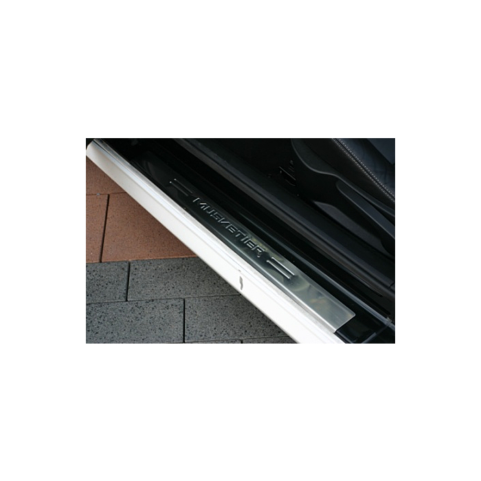 Musketier Peugeot 207 scuff plates stainless steel 2-pieces