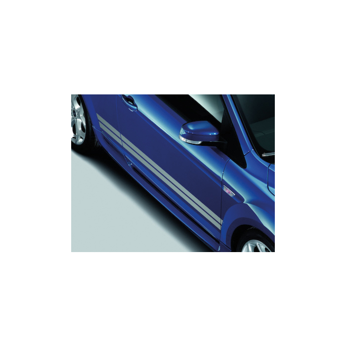 Ford Focus (01/2008 - 12/2010) hatchback GT-stripingset zilverkleurig 3-drs
