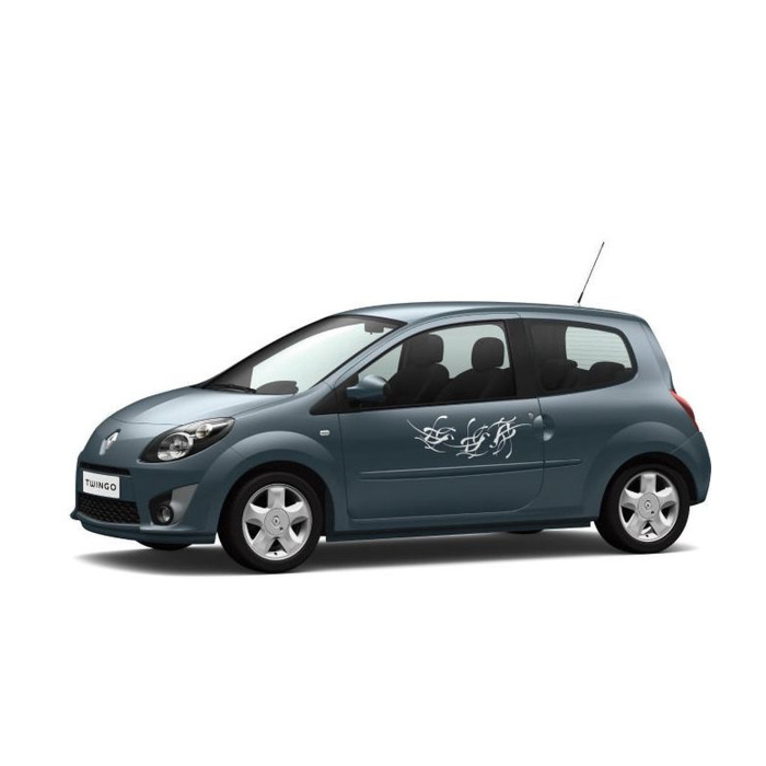 Renault Twingo 2007 - 2014 door decoration tatoo white