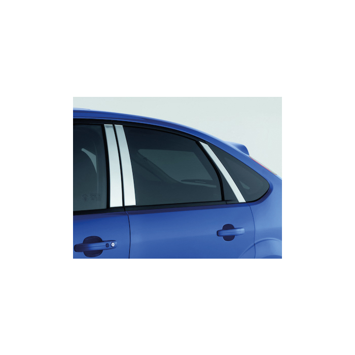 Ford Focus (07/2004 - 12/2010) hatchback chrome styling verchroomd 3-drs