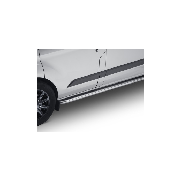 Ford Tourneo Custom / Transit Custom (08/2012 - 09/2023) side bars gepolijst roestvrij staal buisontwerp met gebogen uiteinden