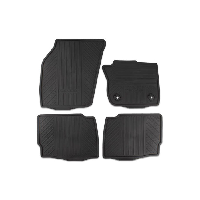 Ford Mondeo (09/2014 - 01/2018) floor mats, all-weather, black, RHD