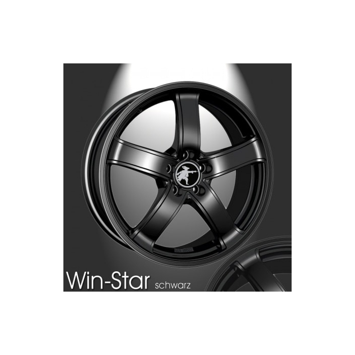 Musketier Peugeot 607 lichtmetalen velg Win-Star 7,5x17 zwart