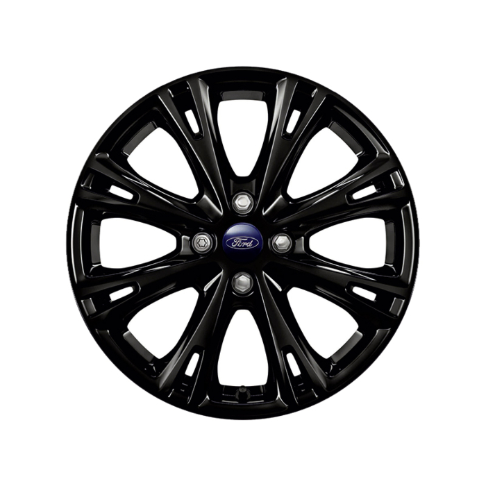 Ford Fiesta (09/2008 - 06/2017) lichtmetalen velg 17" 8-spaaks design, zwart