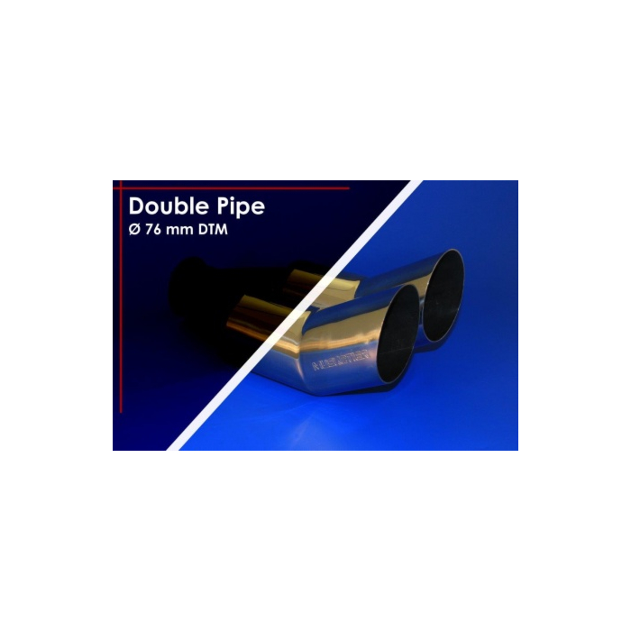 Musketier Citroën C4 Aircross sporteinddemper li/re, 2xØ76 mm DT duplex