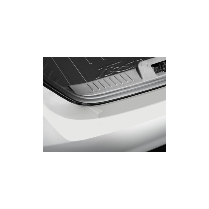 Ford Fiesta (11/2012 - 06/2017) achterbumper beschermfolie, transparant