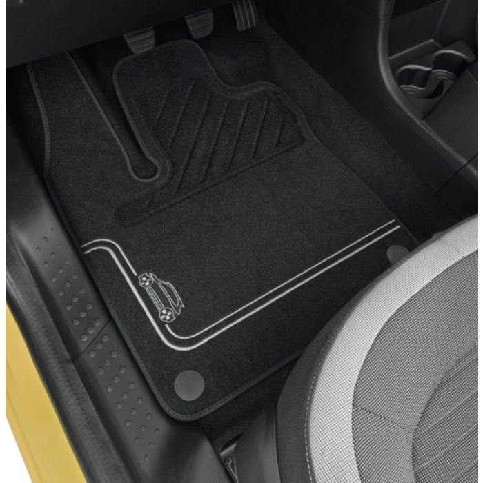 Renault Twingo (2014 - 2024) vloermatten premium grijs