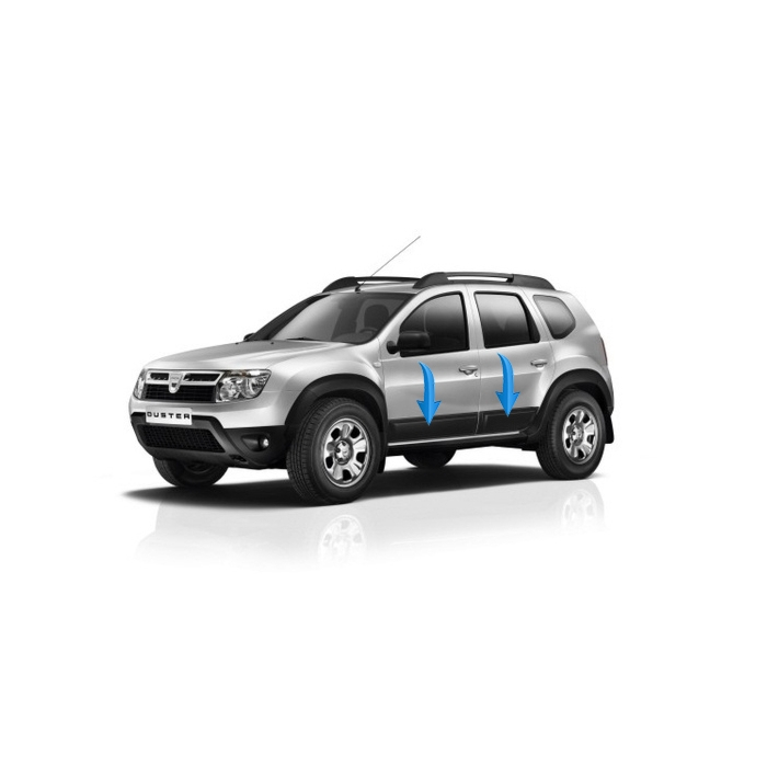 Dacia Duster 2014 - 2018 zijdeur beschermset