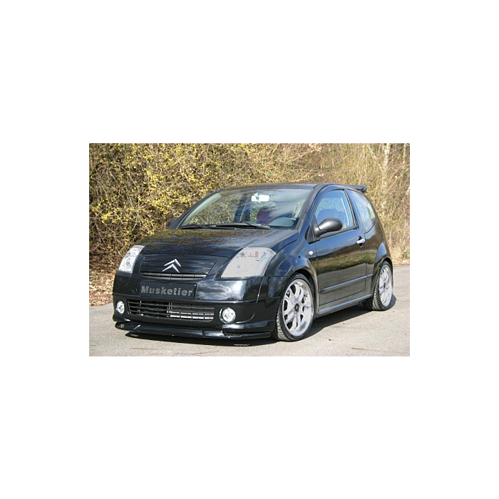 Musketier Citroën C2 voorspoiler zwart
