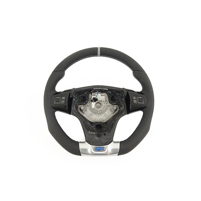 Opel Corsa D OPC stuurwiel met zilverkleurig stiksel