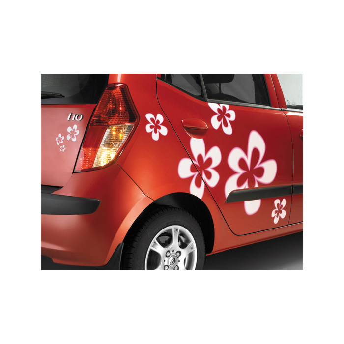 Hyundai i10 (2010 - 2014) stickers, flowers