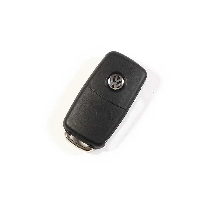 Volkswagen klapsleutelbehuizing met 3 knoppen (nieuw model)