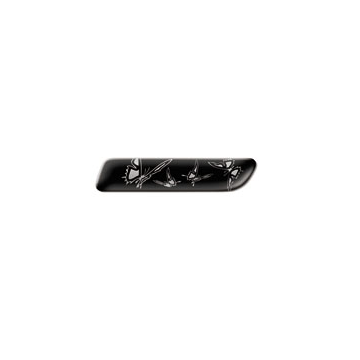 Fiat 500/500c badge zwart vlinder motief