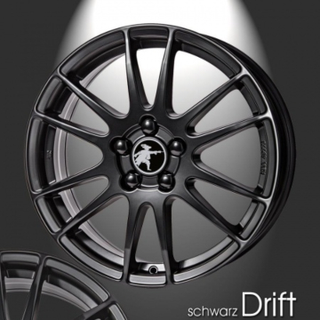 Musketier Citroën DS3 / DS4 / DS5 lichtmetalen velg Drift 7,5x18 zwart