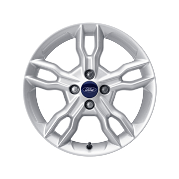 Ford B-MAX (2012 - 2018) lichtmetalen velg 16" 5 x 2-spaaks design, Sparkle Silver