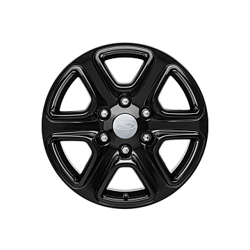 Ford Ranger (11/2011 - 08/2015) lichtmetalen velg 17" 6 x 2-spaaks design, Panther Black