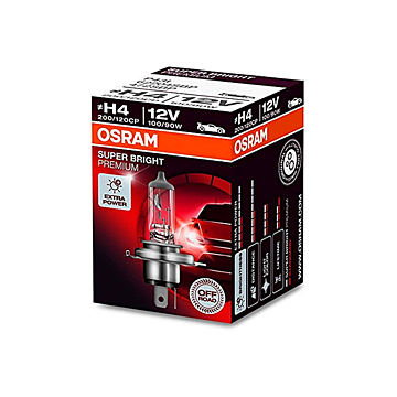 Osram H4 BiLux halogeen lamp helder 62204SBP P43t 80/100 Watt Long Life
