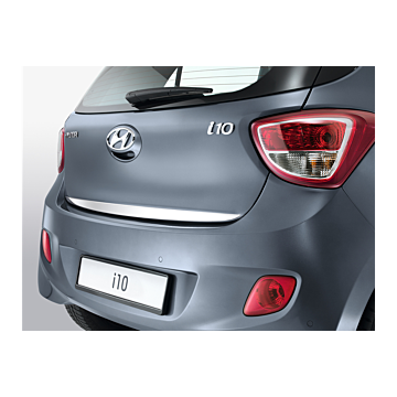 Hyundai i10 (2014 - ..) achterklepsierlijst gepolijst rvs