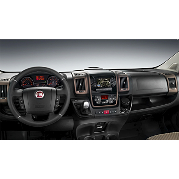 Fiat Ducato 2014 - .. sierlijsten 'Lounge' voor dashboard zonder radio