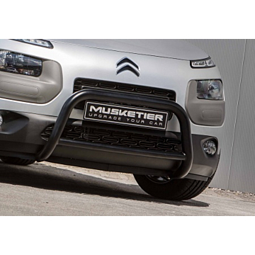 Musketier Citroën C4 Cactus bullbar Ø60 mm, rvs zwart