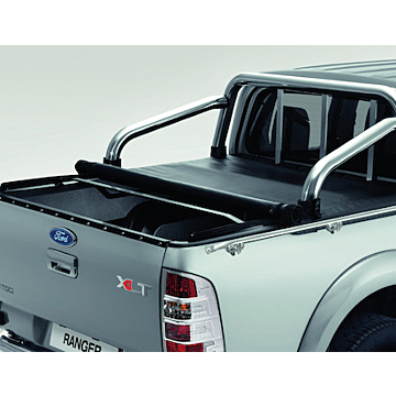 Ford Ranger (2006 - 10/2011) afdekzeil soepel, zwart