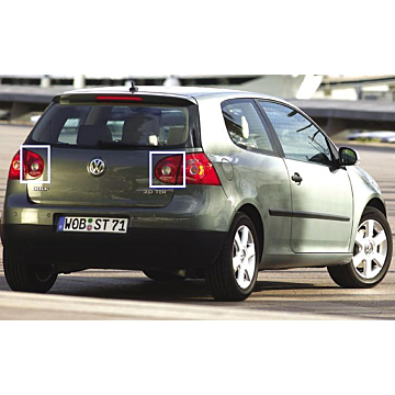Volkswagen Golf 5 binnenste achterlichten