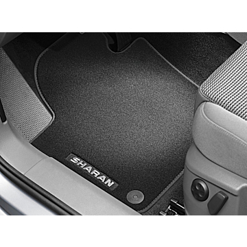 Volkswagen Sharan 2010 - .. vloermatten velours, voor en achter