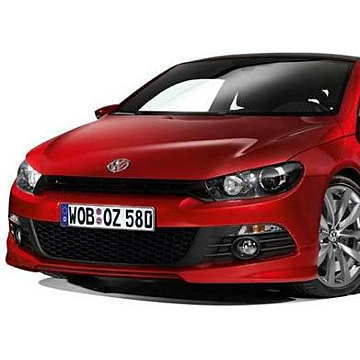 Volkswagen Scirocco 2008 - 2014 voorspoiler