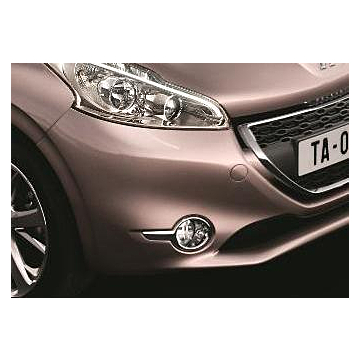 Peugeot 208 (2012 - 2019) mistlampsierdelen verchroomd