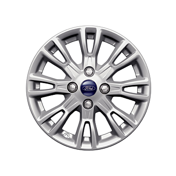 Ford B-MAX (2012 - 2018) lichtmetalen velg 15" 8 x 2-spaaks sterdesign, zilver