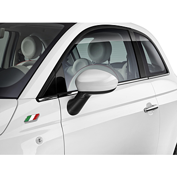 Fiat 500/500c spiegelkappen wit