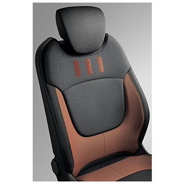 Renault Captur stoelhoezen "Zip collection" oranje