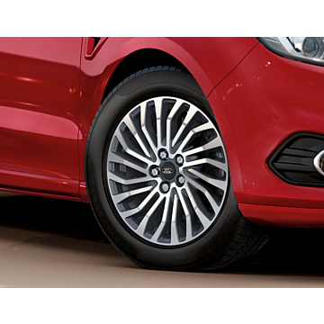 Ford Galaxy / S-MAX (06/2015 - 04/2023) lichtmetalen velg 17" 10 X 2-spaaks design, Pearl Grey