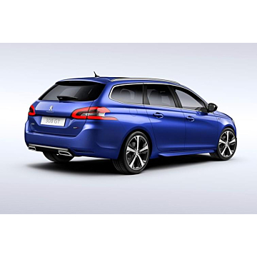 Peugeot 308 (2013 - 2021) SW GT-line achterbumper diffusor (met uitlaatsierstukken)