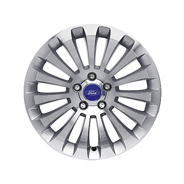 Ford Mondeo (03/2007 - 08/2014) lichtmetalen velg 17" 15-spaaks design, zilver