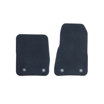 Ford Tourneo Custom (01/2015 - 09/2023) vloermatten, premium velours voor, zwart