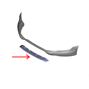 Ford Fiesta (09/2008 - 10/2012) ST-line voorbumperspoiler splitter
