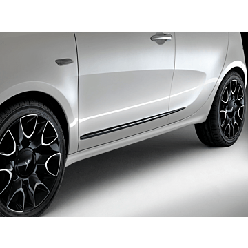 Lancia Ypsilon stootsierlijsten zwart