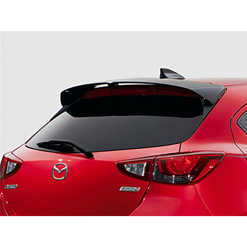 Mazda 2 (2015 - 2023) dakspoiler briljant zwart