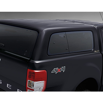 Ford Ranger (11/2011 - 01/2019) hard top met zijruiten (Niet voor Wildtrack)
