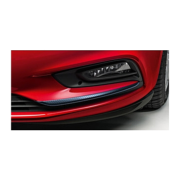 Opel Astra K sierlijst onder mistlamp carbon-look
