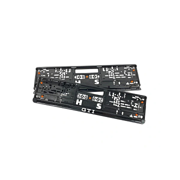Volkswagen GTI license plate holders (set of two pieces)