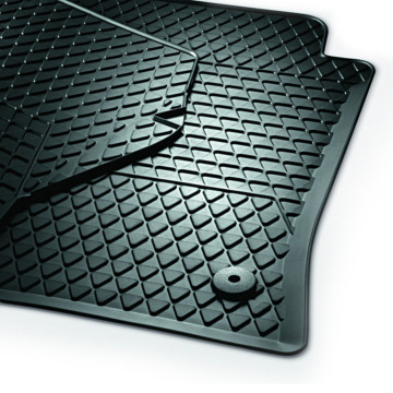 Volkswagen Caddy 2011 - 2015 (5-seats) all-weather floor mats, rear