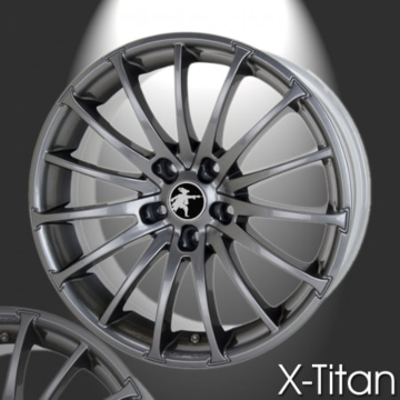 Musketier Peugeot 407 coupé lichtmetalen velg X-titanium 8x18 titanium look
