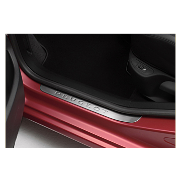 Peugeot 308 (2007 - 2013) scuff plates (stainless steel)